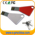 Mini memoria USB flash personalizada de metal con forma de llavero USB de promoción